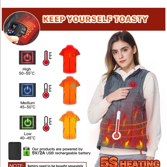 Men's Heated Vest - Picture 6 of 6